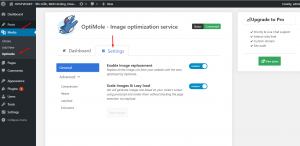 Image optimization for WordPress