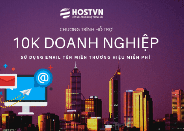 Đăng ký email miền miễn phí