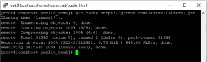 Install Laravel on CentOS