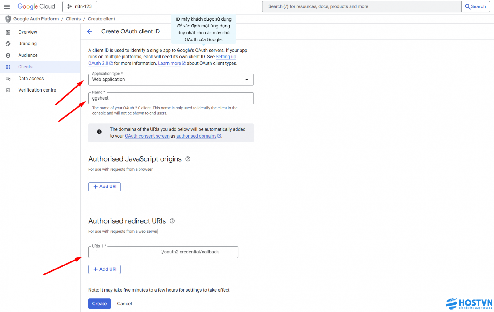 Kết nối n8n với Google Sheets